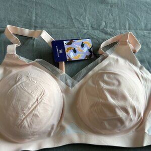 Honeylove crossover 3xl Plus sized tan/white Bra